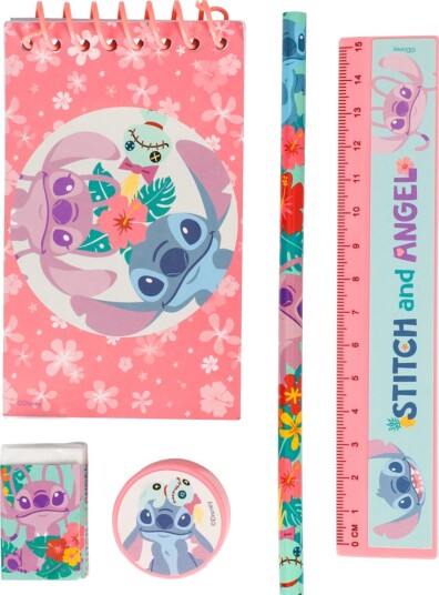 Stitch & Angel - Skrivesett (5 Deler)