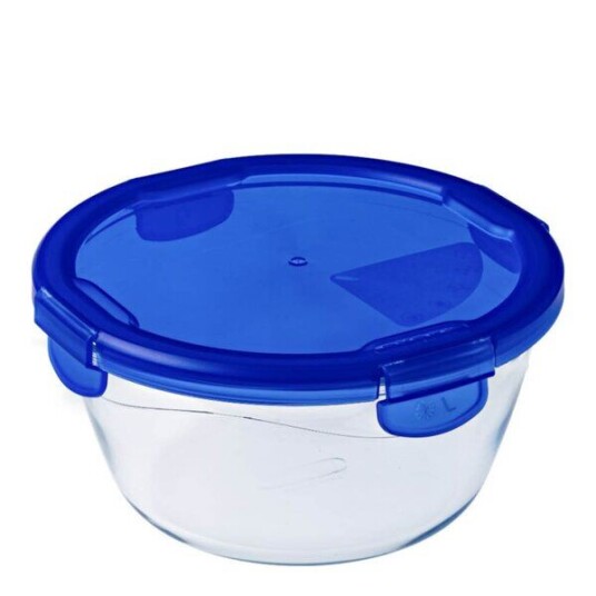 Pyrex Cook & Go oppbevaringsboks 0,7L blå/klar Pyrex Cook & Go oppbevaringsboks 0,7L blå/klar