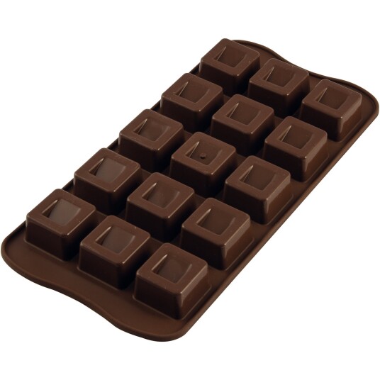 Silikomart Easy Choc Konfektform silikon, Cube Silikomart Easy Choc Konfektform silikon, Cube
