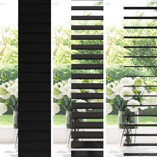 vidaXL Venetiansk persienne Svart 45 x 160 cm 35 mm vidaXL Venetiansk persienne Svart 45 x 160 cm 35 mm
