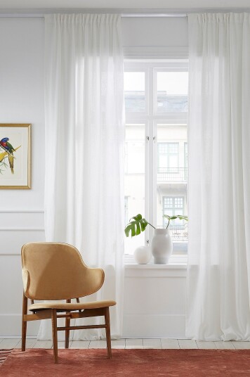 Ellos Home Leggbåndslengde Beata 2 pk Hvit