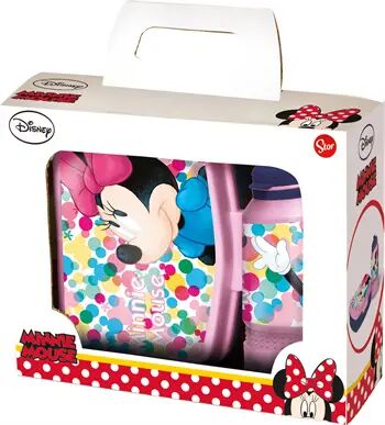 Licens Minnie Mouse matboks med drikkeflaske – matbokssett i 2 deler – Disney