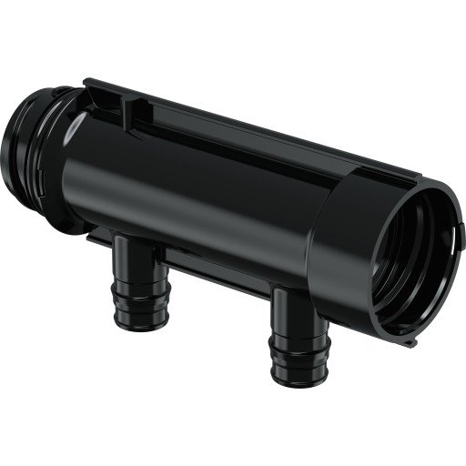 Uponor Q&E Fordeler PPM 1" 2x16 mm med c/c 50 mm for overvanns- og dreneringssystem