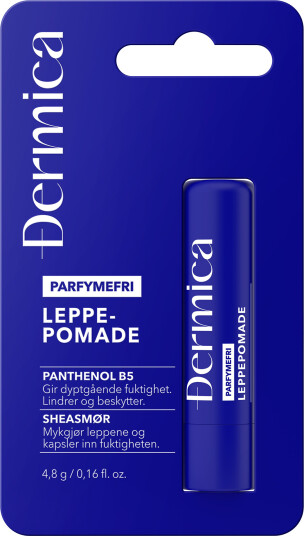 Dermica leppepomade parfymefri 4,8 g Dermica leppepomade parfymefri 4,8 g