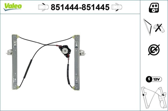 Vindusheis VALEO 851444