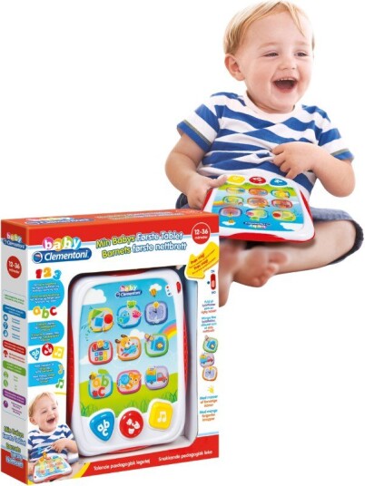 Clementoni My First Tablet – pedagogisk nettbrett med lys og lyd – norsk språk