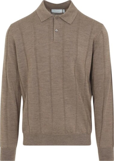 Canali Herre Topper Brun L,