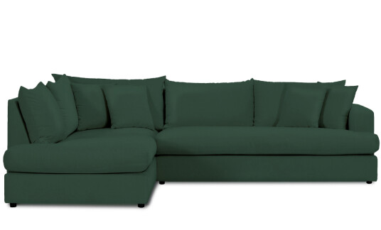 Soffadirekt BOLNUEVO L sofa Venstre Hel Dyna Grønn Soffadirekt BOLNUEVO L sofa Venstre Hel Dyna Grønn