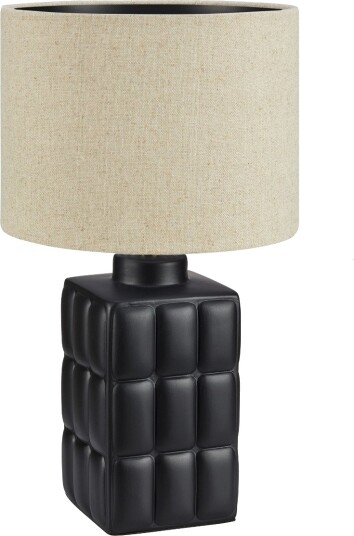 Cuscini Bordlampe Med Tekstilskjerm  Høyde 42 Cm