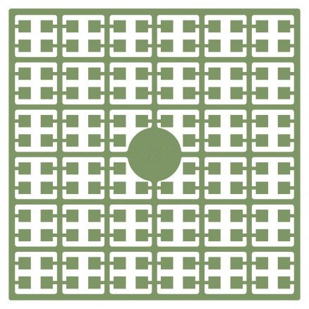 Pixelhobby Midi perler 421 Clear Fern 2x2mm 140 piksler