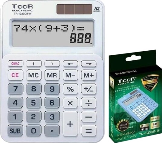 Toor Electronic Kalkulator Toor Electronic Tolinjers 10 Sifret Tr 1223Db W Toor