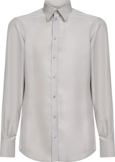 Dolce & Gabbana Herre Skjorter Grå M,