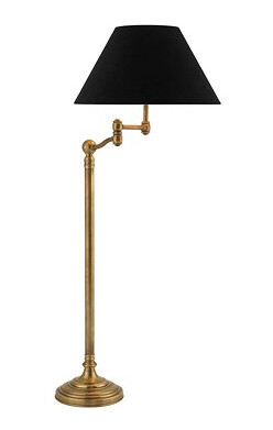 Gulvlampe Regis, messing