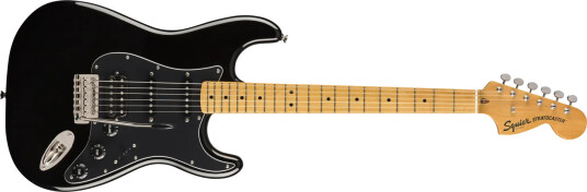 Squier Classic Vibe '70s Stratocaster Hss, Svart, Mn