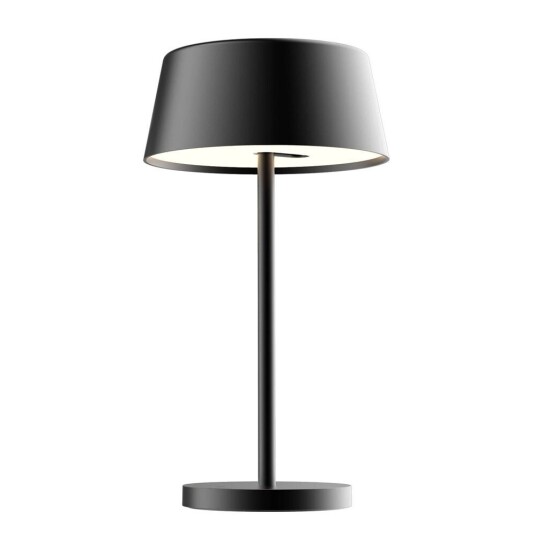 Lindby Milica LED-bordlampe, svart, dimbar
