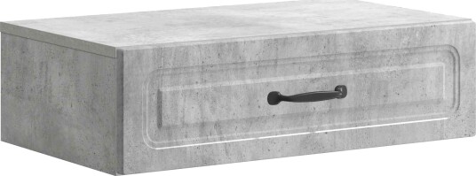 vidaXL Vegghengt Sidebord Betonggrå 59 x 34,5 x 17 cm Konstruert tre vidaXL Vegghengt Sidebord Betonggrå 59 x 34,5 x 17 cm Konstruert tre