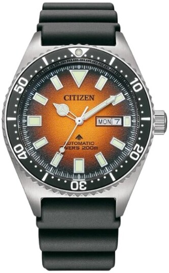 Citizen Herreklokke NY0120 01Z Promaster Orange/Gummi Ø41 mm