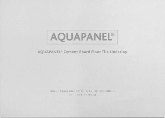 Aquapanel Sementplate 900x1200x6mm flisunderlag Aquapanel Sementplate 900x1200x6mm flisunderlag