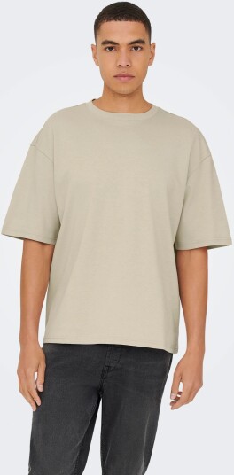 ONLY & SONS Onscaspian Airflex Boxy Ss Tee Noos Beige L