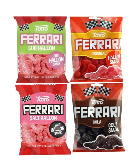 Taste Them All Toms Ferrari Fire Smaker Pakketilbud