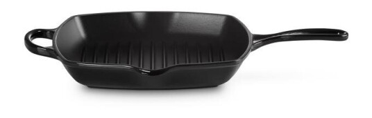 Le Creuset - Grillpanne støpejern 26 cm black Le Creuset - Grillpanne støpejern 26 cm black
