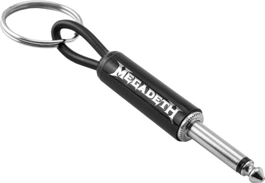 Megadeth  Guitar Plug Keychain  Megadeth Logo