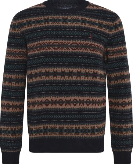 Polo Ralph Lauren Fair Isle Wool Sweater   Navy   XS