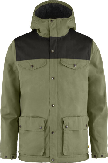 Fjellreven Men's Greenland Winter Jacket Green-Dark Grey S