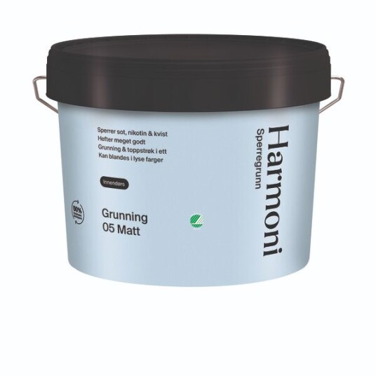 Harmoni Sperregrunn Hvit 9l