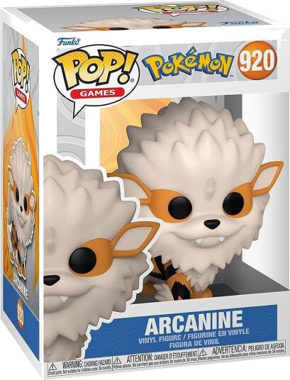 Funko Pop! Pokémon Arcanine Samlefigur 11,3 cm Funko Pop! Pokémon Arcanine Samlefigur 11,3 cm