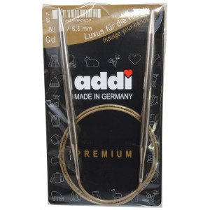 Addi Turbo Rundpinner Messing 80cm 6,50mm / 31.5in US10½