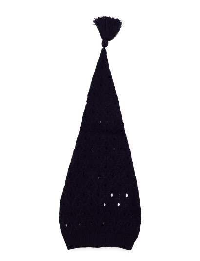 mikk-line Christmas Hat Pattern - Navy - 4-8