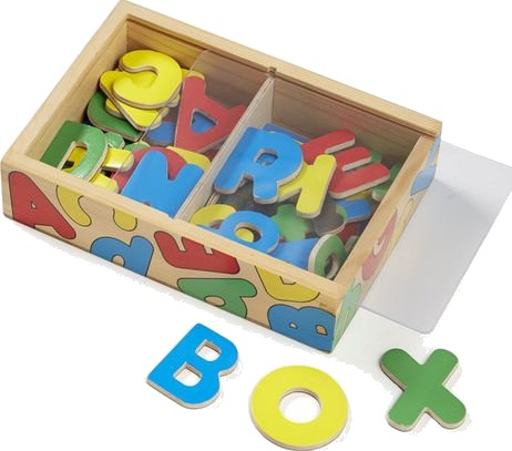 Melissa & Doug Bokstaver i tre med magneter