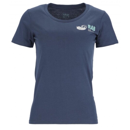 Rab  Stance Vintage Tee Wmns Dame, IK Deep Ink, 8