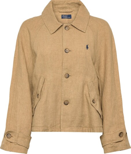 Polo Ralph Lauren Linen Pw Wvn Jacket Beige S