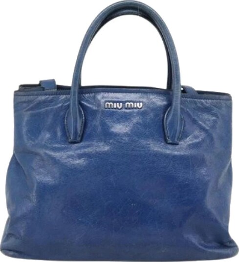 Miu Miu Pre owned Dame Pre owned Blå ONE SIZE,