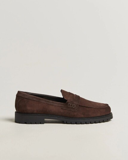 Les Deux Taylor Oil Suede Loafers Turkish Coffee Les Deux Taylor Oil Suede Loafers Turkish Coffee