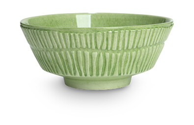 Stripes Skål 50 cl Ø 15 cm Grønn