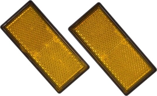 Refleks Gul 86X40mm 2 Stk.
