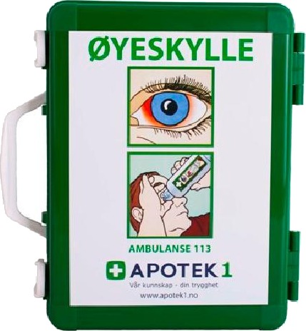 Apotek 1 øyeskylleboks tom 1 stk