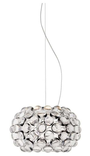 Foscarini - Caboche Plus LED Piccola Pendel 3,2m Transparent Foscarini - Caboche Plus LED Piccola Pendel 3,2m Transparent
