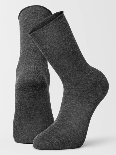 Panos Emporio Jorann Wool Socks, 2pk, Antracite-One Size One Size