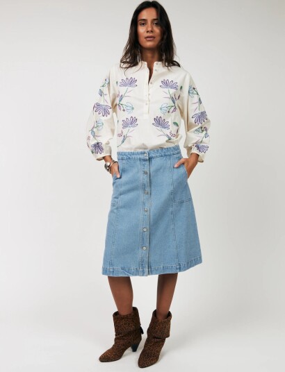 Lollys Laundry Faithll Blouse 3/4 CreaM