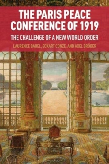 The Paris Peace Conference of 1919