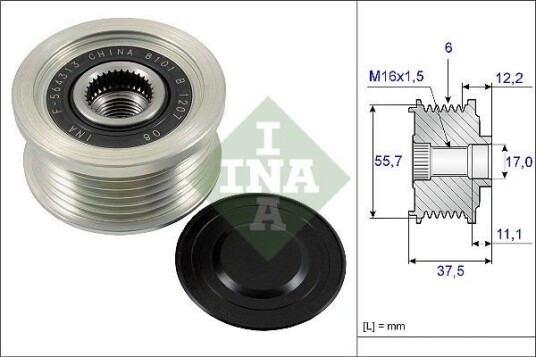 Dynamo remhjul INA 535 0226 10