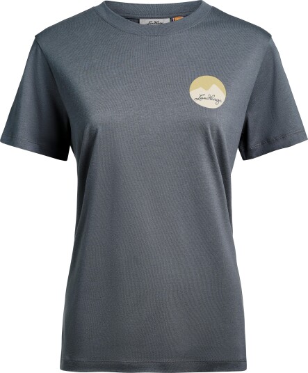 Lundhags Women"s Järpen Printed T Shirt Dark Sky Blue Dk Sky Blue XL