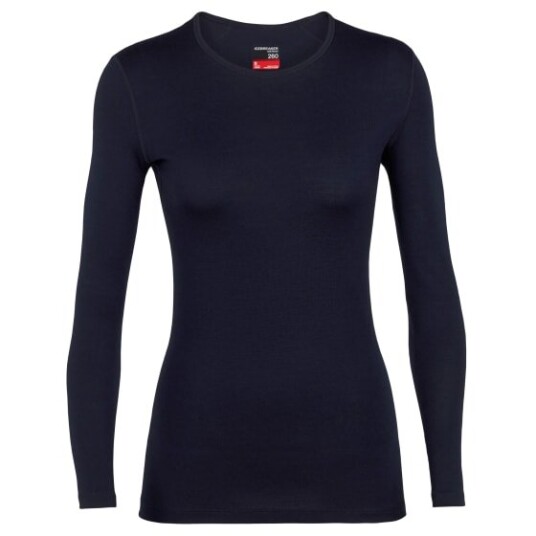 Icebreaker W 260 Tech Ls Crewe Ib/Midnight Navy S