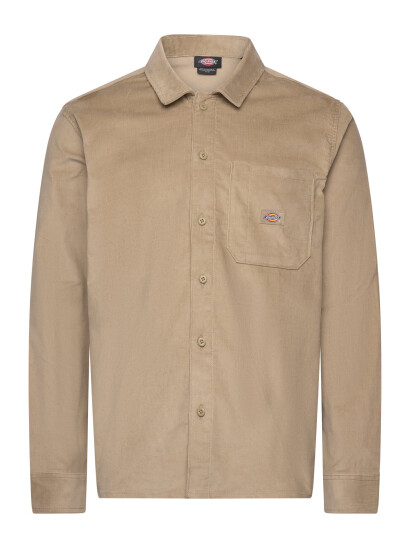 Dickies M Corduroy Shirt Ls - Beige - S Dickies M Corduroy Shirt Ls - Beige - S