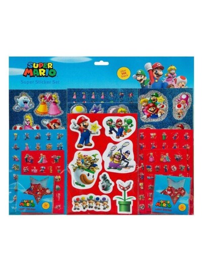 Undercover Super Mario Sticker Set 500pcs.