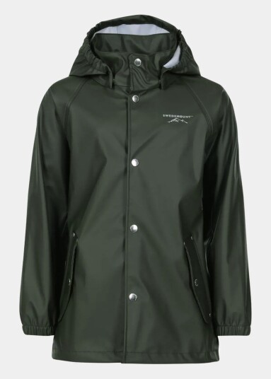 Väderöarna Coat Jr Olive 120 Regnjakker Väderöarna Coat Jr Olive 120 Regnjakker